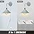 KEWANNO Plug in Wall Sconces, 2PACK Wall Lamp with Plug in Cord, Plug in Wall Light Sconces, Sconces Wall Lighting Plug in, E26 Modern Wall Light Fixtures (Blue)
