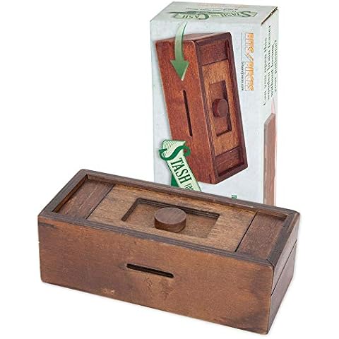 Bits and Pieces Wooden Secret Puzzle Box Cover
