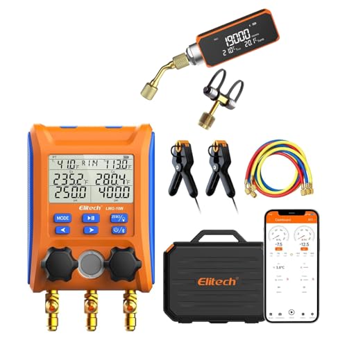 Manomètres Bluetooth LMG-10W et vacuomètre digital pour un contrôle frigorifique précis