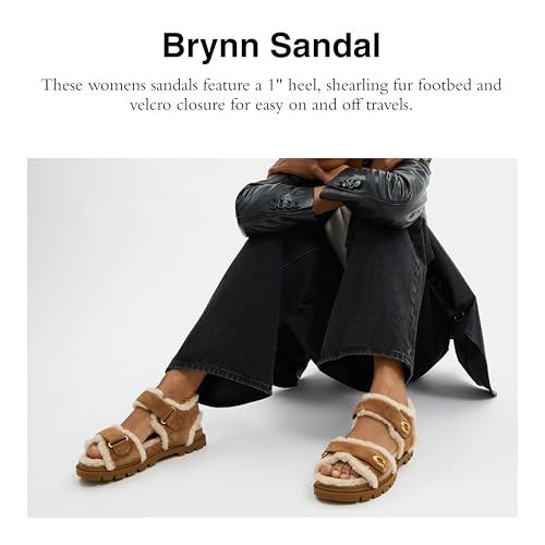 Image of Coach Women's Brynn Leather Sandal