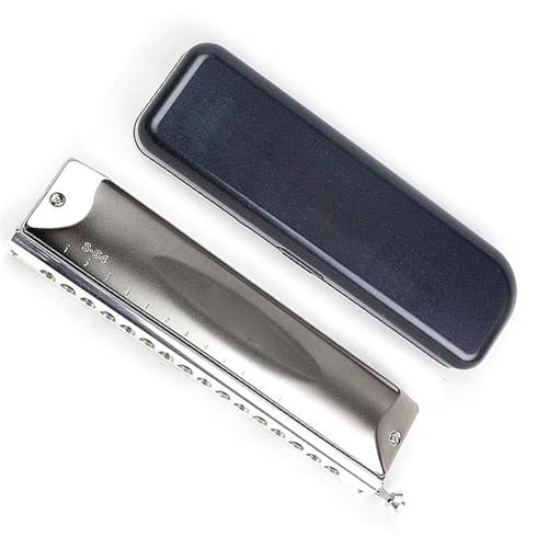 ハーモニカ 初心者 プロ初心者練習ハーモニカクロマチックハーモニカ楽器16穴/12穴 (Color : 16 holes)