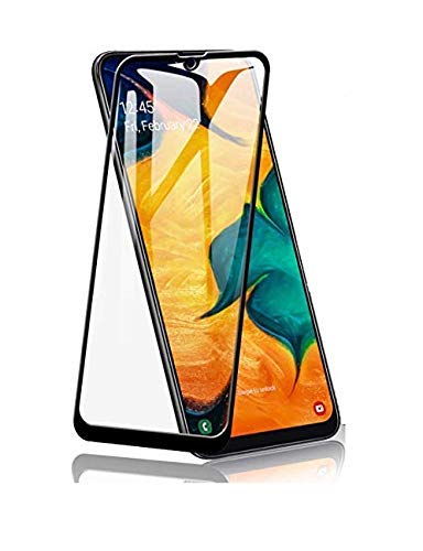 Image of Tempered Glass Screen Protector Compatible For Samsung Galaxy A50 / A50s with Edge-to-Edge Protector and with Easy Installation Kit