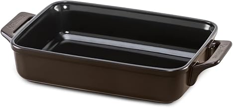 Assadeira de Cerâmica Clear 34X25Cm 3500Ml Chocolate - Ceraflame