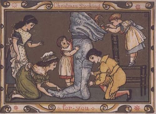 Impression prints toile haut de gamme de la peinture de Noël Walter Crane format 60x90cm