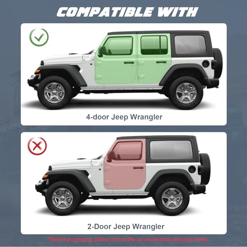 Estribos Laterales para Jeep Wrangler JK 2007-2018, Acero miniatura 4