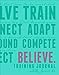 Believe Training Journal (Bright Teal Edition)