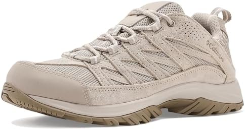 Columbia Women's Crestwood Hiking Shoe, Soft Taupe/Pebble, 9.5