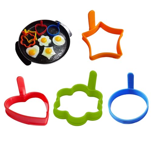 Mwqpgyh Molde para tortitas, molde para tortitas, resistente al calor, para cocinar sándwiches de desayuno para interiores y exteriores