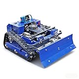 Robot Tosaerba telecomandato su ciniglia, dotato di lama da neve, 4 x 4, ibrido di olio-elettrico, per terreni incidenti e decespugliamento