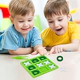 tic tac Ttoe Game - Xo Strategy Board | Classic Desktop Toy | Educational Party Game for Kids and Adults | Travel Puzzle for Skill Building | Fun Brain Challenge for Family Nights and Gatherings - Image 5