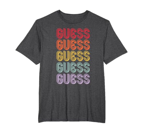 Guess T-Shirt, Men's Big and Tall, Dark Heather Grey, 5X Tall