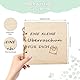 Silkwish Patenonkel fragen Holzbuch mit Umschlag & Siegel – Möchtest du mein Patenonkel werden? | Geschenkset aus Holz mit Fotoplatz | Persönliche Patenbitte als bleibende Erinnerung