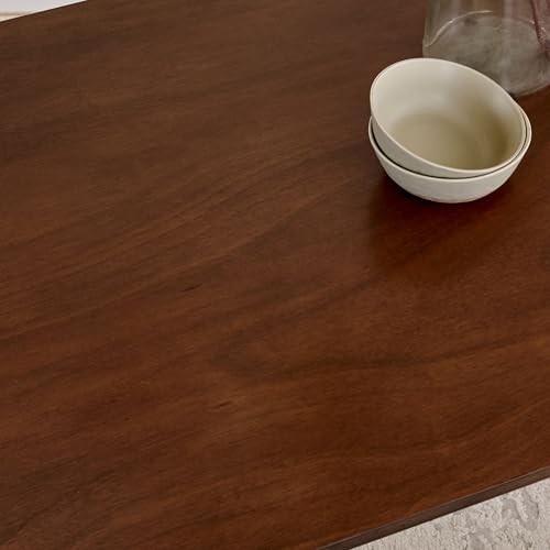 Image of Home Centre | Helios Franklin 6-Seater Dining Table | Solid Wood, for Dining Room | Walnut | 1 Year Warranty