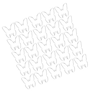 20 sztuk Greabuy Motylkowe Znaczniki do Szklanek