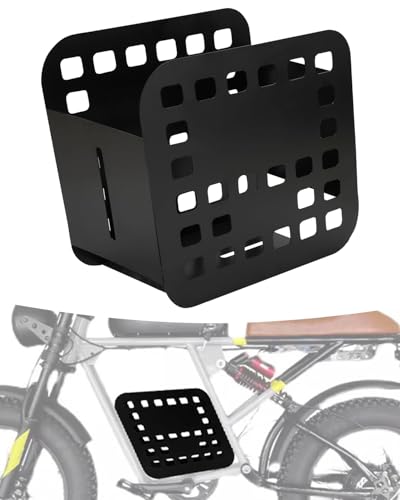 BAOUFF Basket for Super 73 RX,Storage Center Luggage Rack Carrier Only for Bike Super73 RX - Black