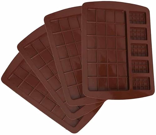 Molde de silicona para chocolate, moldes de fondant, moldes de barra de caramelo, herramientas de decoración de tartas, accesorios de cocina para