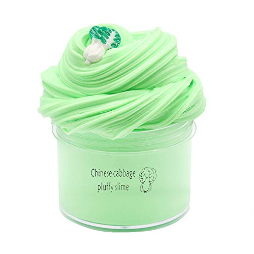 Green col Butter Slime, Cloud Slime Putty Slime - Masilla perfumada para aliviar el estrés de arcilla DIY juguete de lodo 7 oz 200 ml Cover