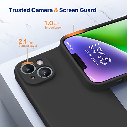 Miracase B0C6M467Z2 Designed For Iphone 14 Case With Screen Protector,[Upgraded Enhanced Camera Protection],Shockproof Liquid Silicone Case thumb #4