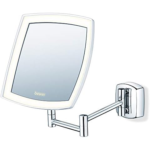 Espejo cosmético LED Beurer BS 89 de pared con 5 aumentos Cover