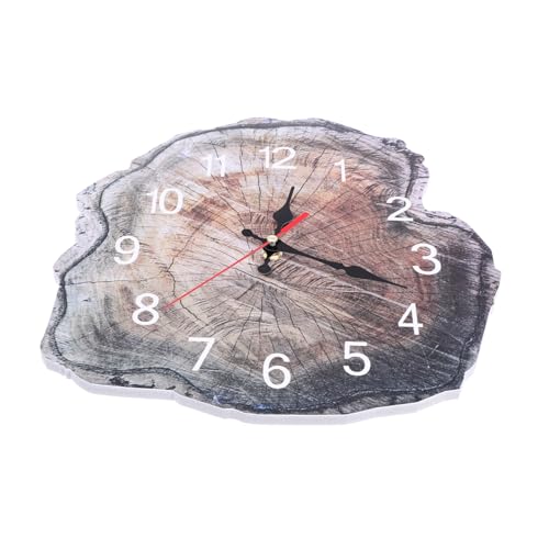 STOBAZA Orologio Da Parete in Legno Semplice Design Ad Anello Annuale Orologio Da Parete Decorativo in Legno