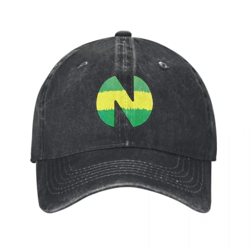 Casquette Team Classic haut de gamme en denim usé lavé, coupe intemporelle unisexe