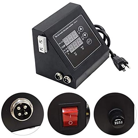 CABINAHOME Heat Press Machine Digital Box with LED Controller and Double Hole, for T-Shirts/Mug/Plate/Cap/Cup Heat Press Machine Cover