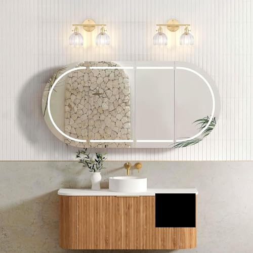 Aplique de pared de vidrio doble lampara interior sofisticada de alta calidad 3