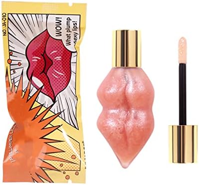 Melemando 6 Color Glossy and Sparkle Plumping Lipgloss Moisturizing Lip Plumper Shiny Jelly Lip Gloss，Shine Lip Sexy Plumping Lip Glossy, Long Lasting Nourishing Liquid Lipstick. (01 Nude)