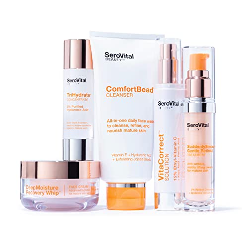 Serovital Beauty™ Comfortbead™ Cleanser, Face Scrubs For Women, Gentle Exfoliating Foaming Face Cleanser For Mature Skin, Exfoliant, Face Wash And Skin Care For Women, Facial Skin Care Products #TOP7