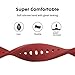 ANCOOL Compatible Gear Sport Band Replacement 20mm Silicone Watch Band Compatible Gear Sport/Galaxy Watch (42mm)/Ticwatch E/Ticwatch 2/Vivoactive 3 Watch - Small Red