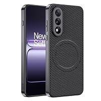 CAUHENYEE für OnePlus Nord 5 Hülle,Eingebauter Magnetring, Rutschfesten Halt,Stoßfest und Kratzfest, Magnetische Handyhülle für OnePlus Nord 5 Case,Schwarz – Ansicht 1