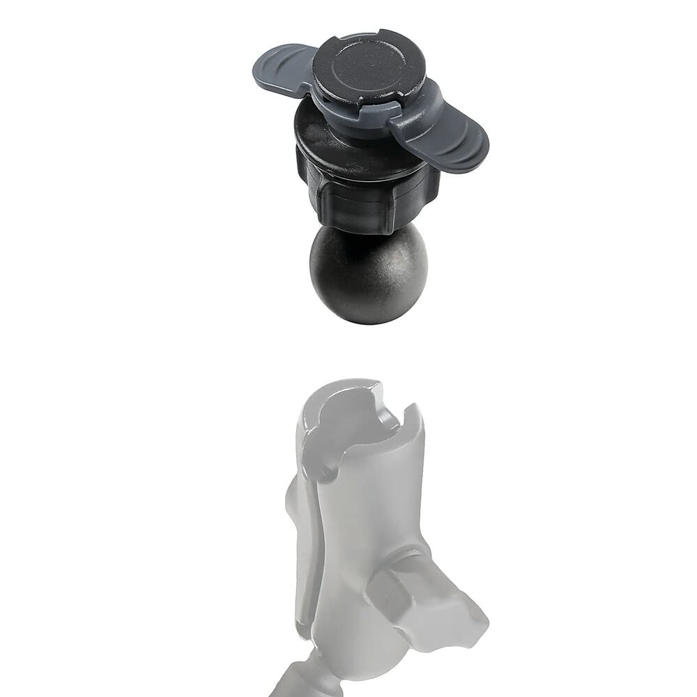 Lampa 90555 Titan Opti Ball Head, Złącze DuoLock z kulką 25 mm / 1" Kompatybilny z obudowami Opti Line, Czarny