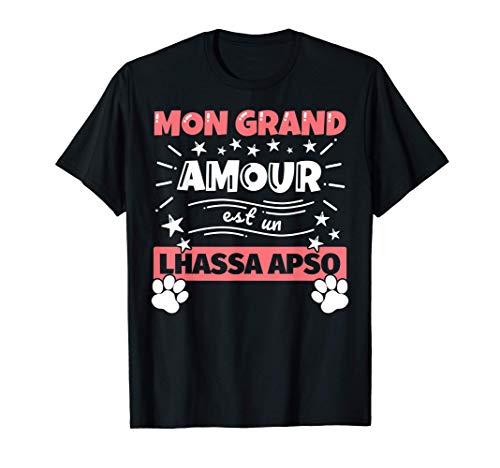 Lhassa Apso Cadeau Chien Drôle T-Shirt