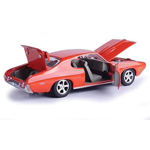 Motormax 1969 Pontiac GTO Judge Orange miniatura 3