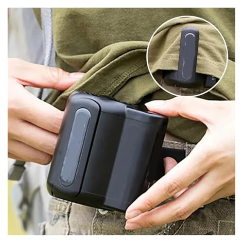Ventilador de clip para cintura portátil: tu frescura USB ideal para actividades al aire libre 5