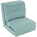 Produktbild Nexos Trading Schlafsessel Hellblau 220x60x14 cm verstellbar Comfort Jugendsessel Gästebett klappbar Sitzsack Klappbett Sessel Bodensofa Lounger Einzelsofa Multifunktionsstuhl Faule Couch