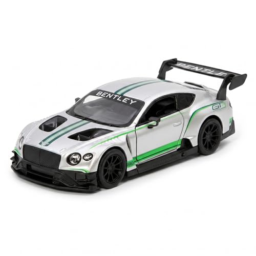 Image of Wizplex Kinsmart Bentley Continental GT3 Race 1:36 Scale Officially Licensed Die-Cast Metal Car Model - Pull-Back Action Openable Doors Collectible Toy