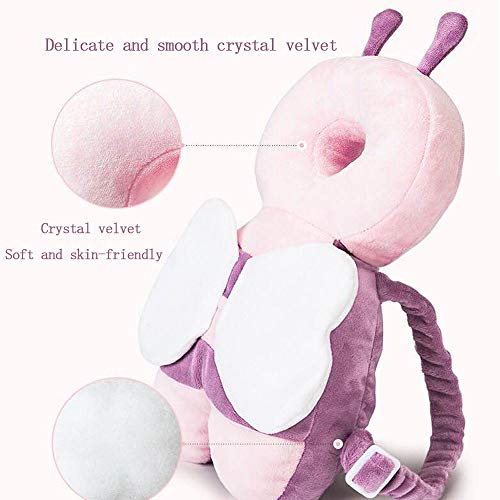 Protetor de cabeça para bebês de segurança ajustável, almofada de mochila antiqueda, proteção de cab