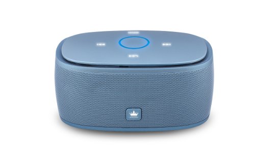 Image of KinGone K5 Bluetooth Speaker with TF Car MP3 Player and Handsfree - 360-degree and Both of Top & Bottom Surround Sound & Super Bass Blue AD