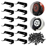 Wheels on Wall: 12-Pack Car Display Mounts - Vertical Wall Brackets for Lego Speed Champions, Sturdy & Compatible with Any Car Model