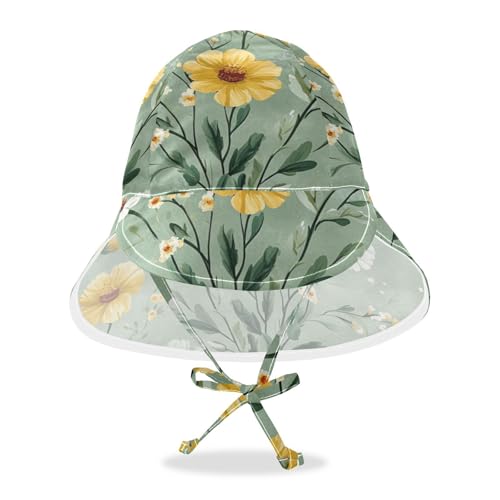 Toddler Boy Girl Beach Hat Boys Caps Toddler Girl UPF 50+ Protection Large Brim Beach Essentials