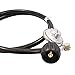 KIBOW Low Pressure Propane Regulator with 5FT Hose-Type 1(QCC 1) Connection-Fits for Most LP Gas Grills, Stoves, Fire Pit Tables-Parallel Style