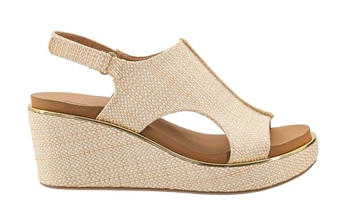 Image of Corkys Footwear Womens Carley Wedges, Featuring Corkys EVA Foam Cushioned Insoles, A 2.5 Inch Heel, Lightweight For All Day Wear, And Hook And Loop Closure