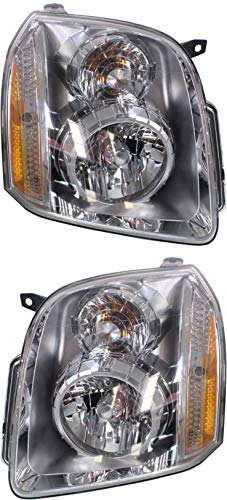 Amazon | ヘッドライトアセンブリ 2007-2014 GMC ユーコン ユーコン XL