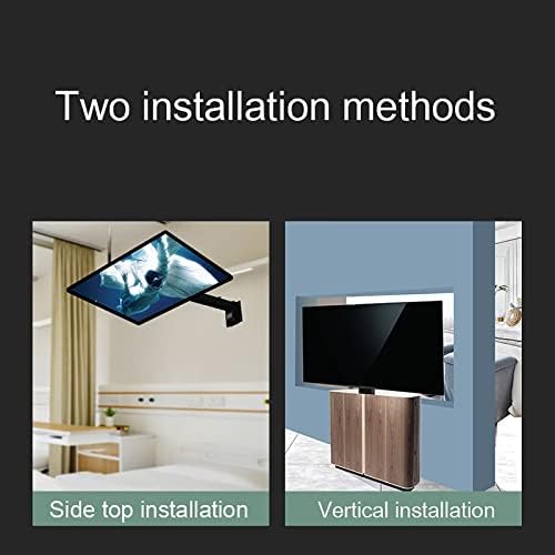 Electric TV Lift Mount with 360° Rotation, Hidden Cabinet Design for LED Screens, Supports Various Sizes, Heavy-Duty Load Capacity, Perfect for Home Theater Setup