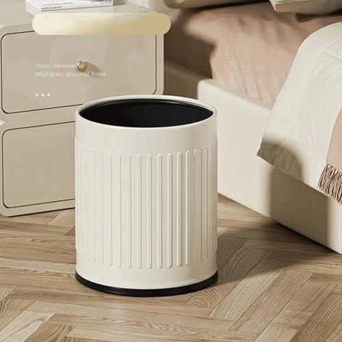 Botes de basura para cocina modernos contenedor interior blanco baño grande 5