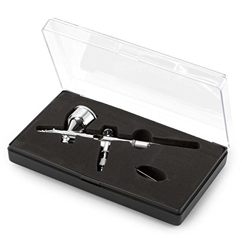 Pointzero Dual-Action 9Cc Gravity-Feed Airbrush Set W/Mac Valve - .2Mm Nozzle #TOP4