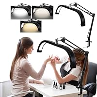 Amazon.co.jp: デスクライト LED クランプ式 、ハーフムーン ライト360