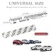 Gasedin Turbo Car Emblem, 3D Metal Emblem Badge Sticker with Turbo Letters, Self-Adhesive Turbo Vehicle Fender Rear Trunk Emblem Decal, Universal Car Accessories for Decor (Silver)