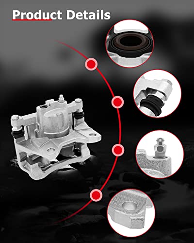 Image of cciyu Rear Right Disc Brake Caliper Assembly w /Bracket 18B5047 2007-2011 For Dodge For Nitro,2008-2012 For Jeep For Liberty,2007-2017 For Jeep For Wrangler,2018 For Jeep For Wrangler JK